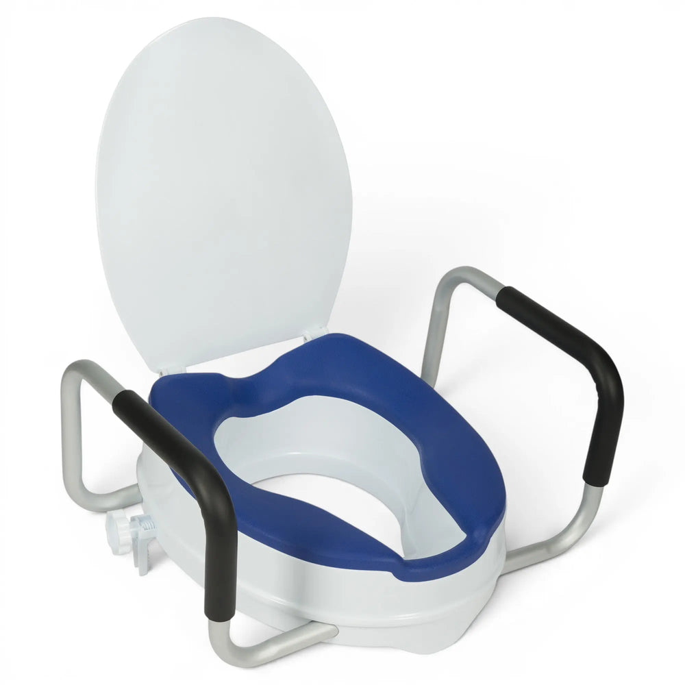 Toiletverhoger 10cm met armsteun (Universeel) Truesafe