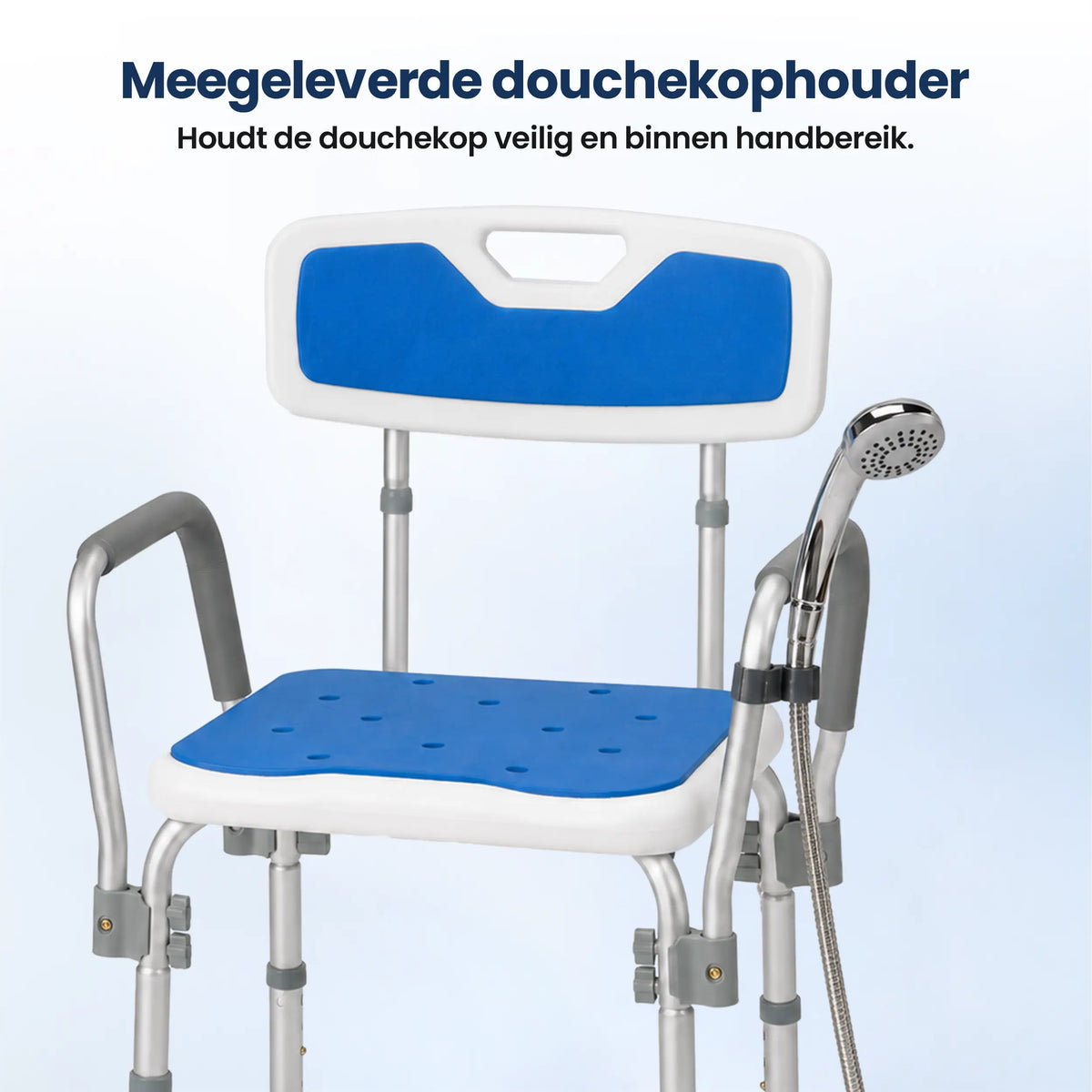 Douchestoel met afneembare armleuningen