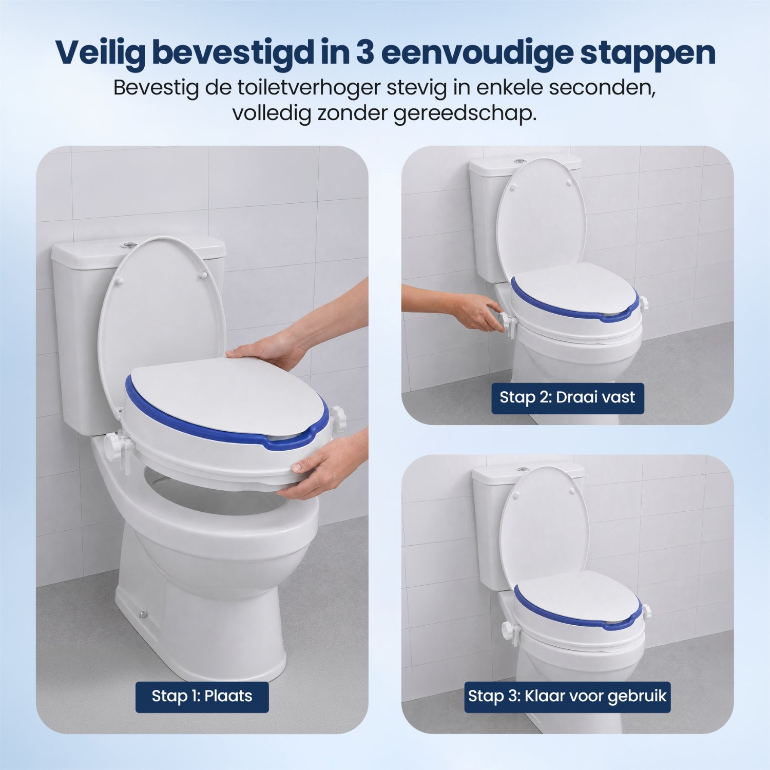 Toiletverhoger 10cm (Universeel) Truesafe