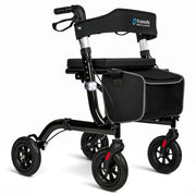 Rollator lichtgewicht en opvouwbaar zwart Truesafe