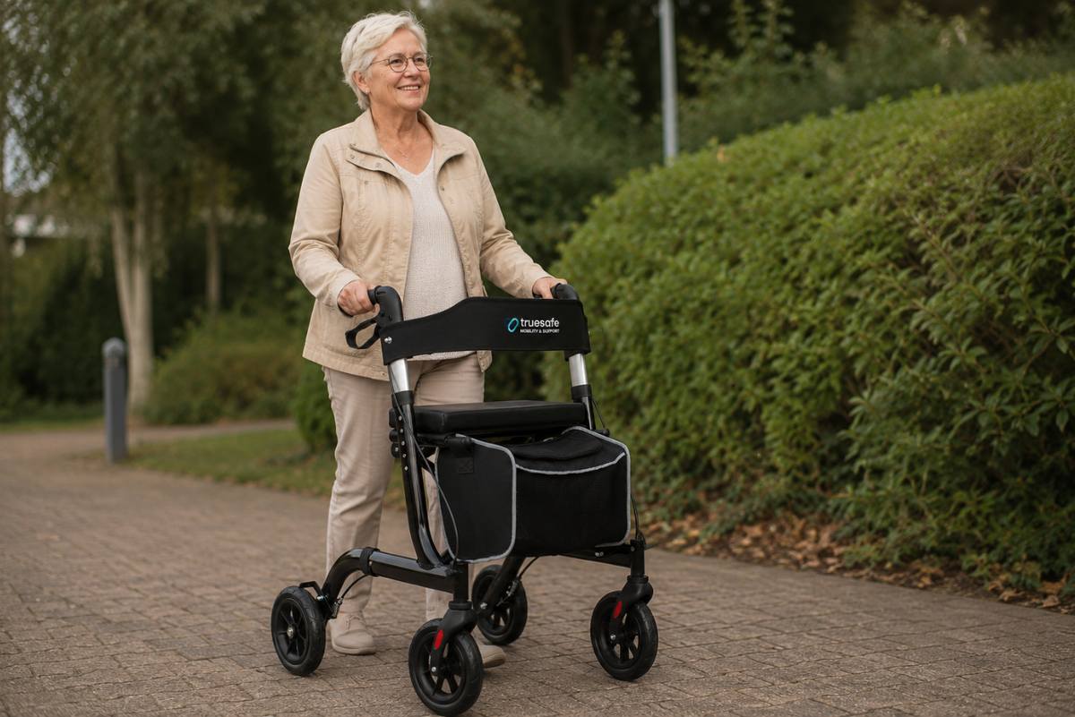 Wandelen met de TrueSafe rollator